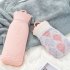 Hot Water Bottle Warm Water Bag Hand Warmers Mini Portable Explosion Proof Baby Christmas Gift Small gray
