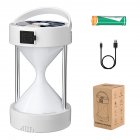 Hourglass Shape Led Camping Light Outdoor Portable Waterproof Type-c Charging Camping Lantern Emergency Lamps White