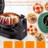 Household Cake Machine  Stainless Steel Rotating Cake Maker With Non stick Plate  1800W Even Heating  Locking And Cool Touch Handles  For Commercial Use  EU Plu