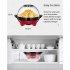 Household Electric Popcorn Machine Automatic Rapid Heating Detachable Non stick Popcorn Dish With Transparent Cover 2 5L EU plug