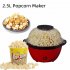 Household Electric Popcorn Machine Automatic Rapid Heating Detachable Non stick Popcorn Dish With Transparent Cover 2 5L UK plug