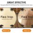 Household Flea Trap Light Safe Non toxic Tasteless Flea Sticky Trap For Living Room Bedroom Kitchen Toilet EU plug