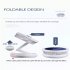 Household Folding Fan With Led Light Portable Multi function Wall Mounted Rechargeable Rotating Ceiling Fan  without lights 