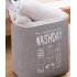 Household Laundry Storage Bag Waterproof Cloth Dirty Clothes Basket with Drawstring blue 43   53   33cm