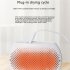 Household Mini Dehumidifier Built in Ptc Ceramic Heater No Heat Charging Smart Silent Home Air Dryer Sky Blue US Plug