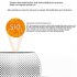 Household Mini Dehumidifier Built in Ptc Ceramic Heater No Heat Charging Smart Silent Home Air Dryer Sky Blue US Plug