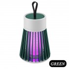 Household Mosquito Killer Fast Effective Usb Rechargeable Indoor Outdoor Electric Shock Mosquito Trap Green Standard [plug-in]