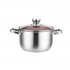 Household Soup Pot Non-sticky Thickened Stainless Steel Binaural Pot Cooker