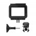 Housing Border Frame for GoPro Hero 7 Black  6 5  Hero Protective Shell with Quick Pull Movable Socket and Screw  black