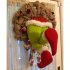 How the Grinch Stole Christmas Burlap Wreath Xmas Thief Stole Santa Garland large