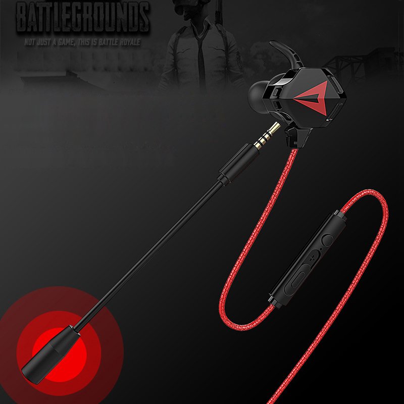 Eat Chicken Gaming Earphones Stereo PC Bass with Mic Wired Vibration Games Headphoe PUBG Earphones  