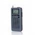 Hrd 104 Pocket Am Fm Radio LCD Digital Radio frequency Display Rechargeable Mini Stereo Radio With Driver Speaker black