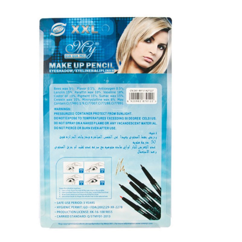 12 Color/box Glitter Eye Liner Pen Waterproof Pigment Eyeiner Pen Beginner Eye Makeup Cosmetic 