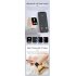 Ht15 Smart Watch Touch Screen Bluetooth compatible Calling Heart Rate Monitor Waterproof Fitness Bracelet Black