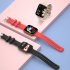 Ht15 Smart Watch Touch Screen Bluetooth compatible Calling Heart Rate Monitor Waterproof Fitness Bracelet Black