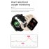 Ht15 Smart Watch Touch Screen Bluetooth compatible Calling Heart Rate Monitor Waterproof Fitness Bracelet Silver
