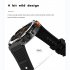 Ht17 Smart Watch 1 46 Inch Full Touch Color Screen Outdoor Sport Fitness Tracker Blood Oxygen Monitor Blue
