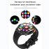 Ht17 Smart Watch 1 46 Inch Full Touch Color Screen Outdoor Sport Fitness Tracker Blood Oxygen Monitor Blue