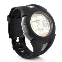 Radio Controlled Sport Watch - Automatic Time Adjustment, Stop Watch, Solar Rechargable, Waterproof