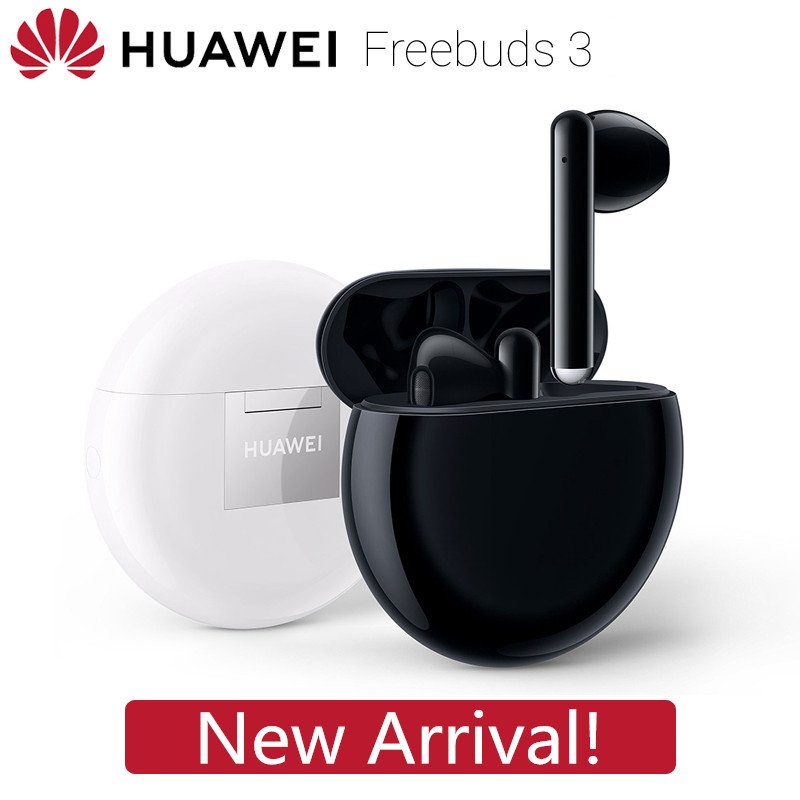 Original HUAWEI Freebuds 3 Wireless Headsets TWS Bluetooth Earphone Active noise reduction Bluetooth 5.1 tap control 20 Hours working white