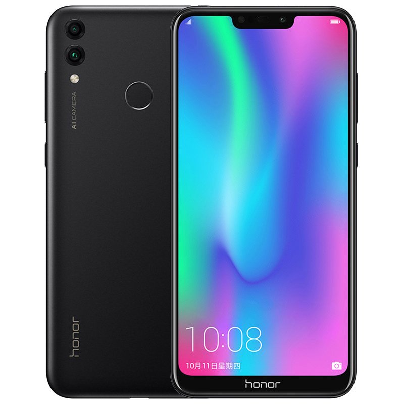 Huawei Honor 8C 4+32GB 3-Slot Face ID 6.26 Inch Snapdragon 632 Octa Core Front 8.0MP Dual Rear Camera 4000mAh Black_4+32G