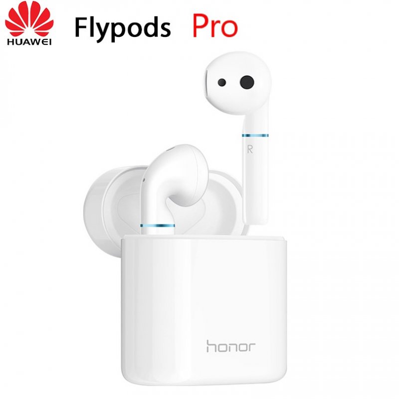 Original HUAWEI Honor Flypods Pro Wireless Earphone Hi-Fi HI-RES WIRELESS AUDIO Waterproof IP54 Wireless Charge Bluetooth 5.0 white