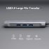 Hub Adapter USB C to Hdmimi C to VGA   Rj45 3 5mm Aux Socket with SD TF Pd Plug USB3 1 Hub for Macbook Pro USB C Hub Nine in one