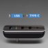 Hub Docking Station for Tesla Model 3   Y Car Charger Splitter Type c Expansion Dock Auto Accessories Black