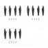 Hubsan H117S Zino RC Drone Quadcopter Spare Parts Quick Release Foldable Propeller Props Blades Set