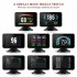 Hud Head up Display P16 Obd Car Water Temperature Digital Display Fuel Consumption Gps Speed Projector Gauge black