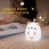 Hugging Bear Night Light With Usb Charging Cable Remote Control Animal Bedside Lamp Built in 1200mAh Battery Silicone Night Light For Kids Boys   Girls Pat mone