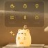 Hugging Bear Night Light With Usb Charging Cable Remote Control Animal Bedside Lamp Built in 1200mAh Battery Silicone Night Light For Kids Boys   Girls Pat mone