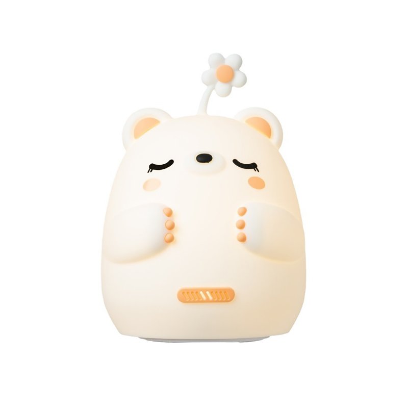 Hugging Bear Night Light With Usb Charging Cable Remote Control Animal Bedside Lamp Built-in 1200mAh Battery Silicone Night Light For Kids Boys & Girls Pat money
