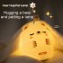 Hugging Bear Night Light With Usb Charging Cable Remote Control Animal Bedside Lamp Built in 1200mAh Battery Silicone Night Light For Kids Boys   Girls Pat mone
