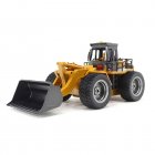 Huina 1532 Remote Control Engineering Vehicle 1 18 RC Electric Bulldozer Model Toy Brown