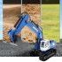 Huina 1558 Remote Control Car Alloy 11ch Excavator 1 18 Crawler Crawlers Engineering Vehicle Tractor Toys Blue