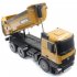 Huina 1573 RTR 2 4GHz 10 Channel 1 14 Remote Control RC Truck Dump Self discharging Metal Auto Demonstration LED Light RC Toy 1 14
