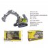 Huina 1661 1 18 Remote Control Engineering Vehicle Electric Excavator Toys for Children Birthday Gifts Gray