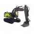Huina 1661 1 18 Remote Control Engineering Vehicle Electric Excavator Toys for Children Birthday Gifts Gray