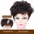 Human  Hair  Toppers Over the head Hair Replacement Piece Invisible Seamless Covering Clip on Hair Topper Natural black