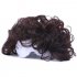 Human  Hair  Toppers Over the head Hair Replacement Piece Invisible Seamless Covering Clip on Hair Topper Dark brown