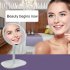 Human Infrared Sensor 30LEDs Fill Light HD Cosmetic Plane Mirror with Base  360 Degree Rotatable Stand Makeup Magnifier 7X White
