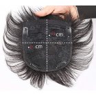Human Wig <span style='color:#F7840C'>Hair</span> Topper Toupee Clip Hairpiece Lace Top Wig for Men Natural black_13x14