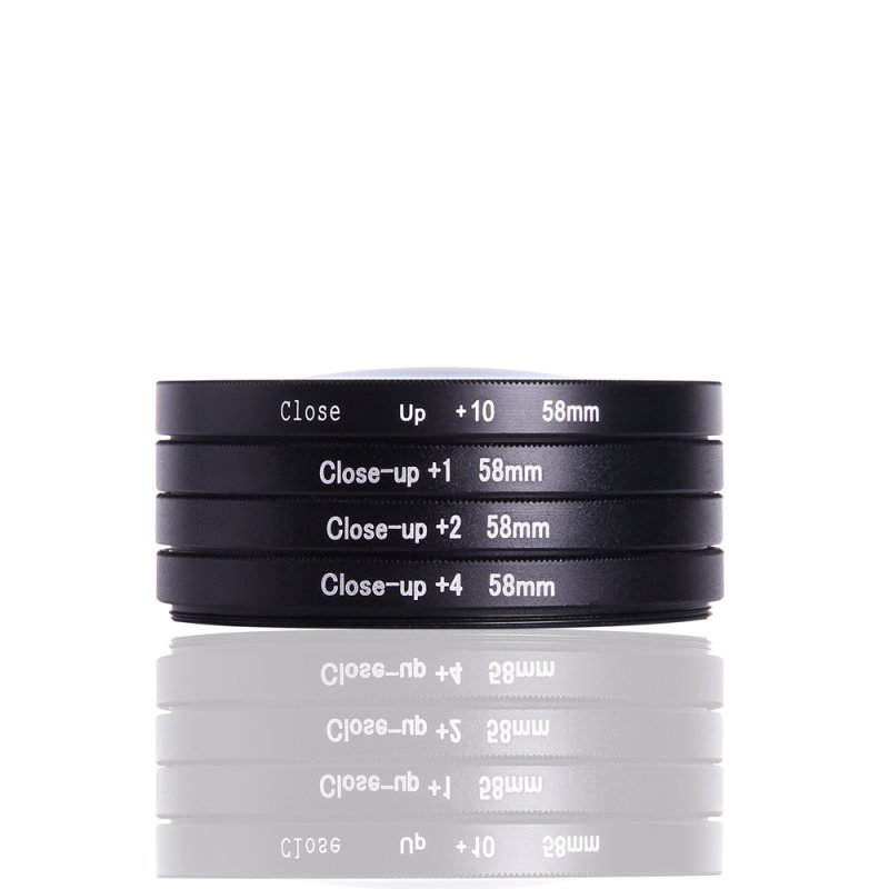 Close-up Filter Ring +1 +2 +4+10 in Sets for SLR / Digital Camera Camcorder 