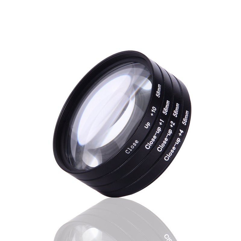 Close-up Filter Ring +1 +2 +4+10 in Sets for SLR / Digital Camera Camcorder 