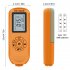 Hw 300s Coating Thickness Gauge 0 2000um Thickness Measuring Tool Digital Lcd Display Resolution 0 01mm Orange