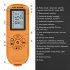 Hw 300s Coating Thickness Gauge 0 2000um Thickness Measuring Tool Digital Lcd Display Resolution 0 01mm Orange