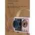 Hw11 Bluetooth compatible Speaker Portable Classical Retro Mini Audio Card Radio Wireless Travel Music Player green