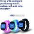 Hw11 Gps Smart Watch Children Waterproof Sports Photo Smartwatch Touch screen Anti lost Gps Safe Locator blue