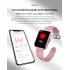 Hw13 Smartwatch Heart Rate Monitor 3d Dynamic Split Screen Display Fitness Band Waterproof Smart Watch black